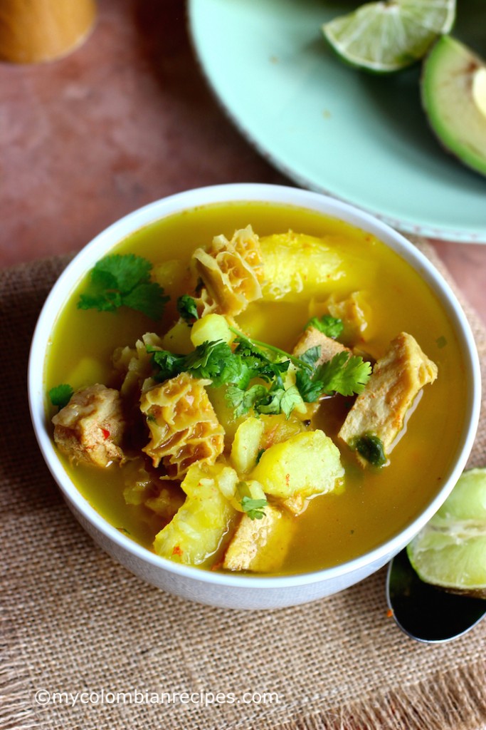 Mondongo Colombiano (Pork, Tripe and Chorizo Soup)