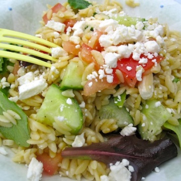 Orzo Feta Salad