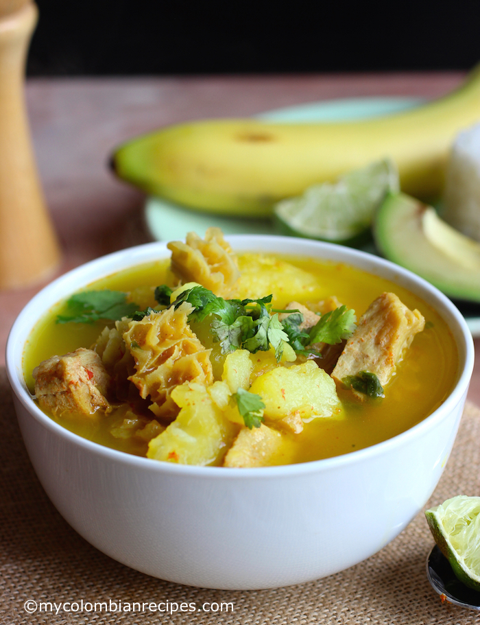 Mondongo Colombiano (Pork, Tripe and Chorizo Soup)