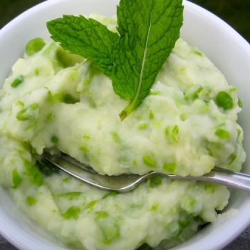 Mashed Potatoes with Peas and Mint