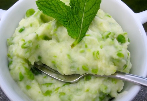 Mashed Potatoes with Peas and Mint