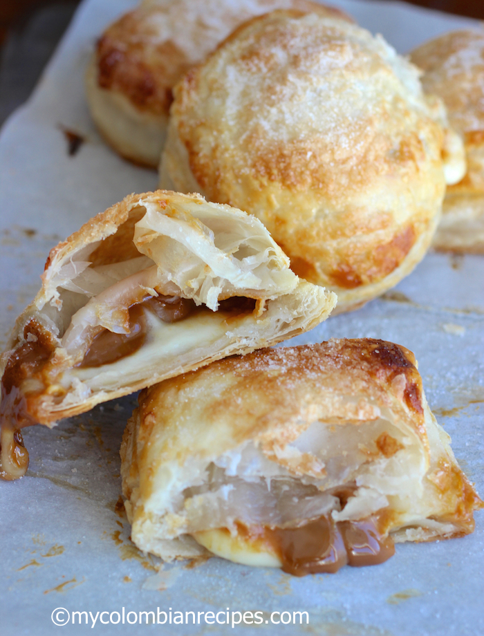 Pastel Gloria (Guava, Dulce de Leche and Cheese Pastry) |mycolombianrecipes.com