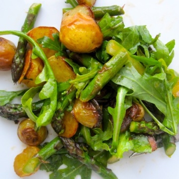 Roasted Potato and Asparagus Salad