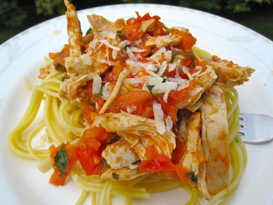 Colombian Style Pasta with Chicken