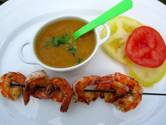 Shrimp with Mango Sauce