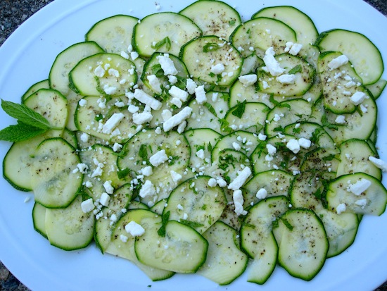 Zuchinni Carpaccio