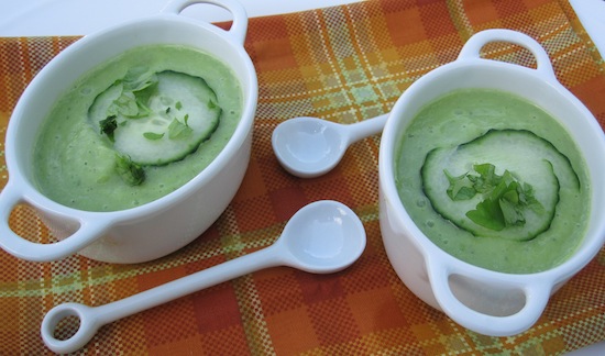 Avocado-Cucumber Gazpacho