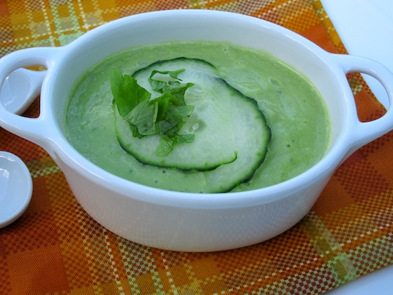 Avocado gazpacho