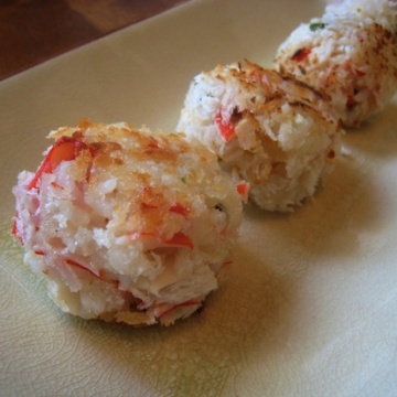 Fried Crab Parmesan Balls