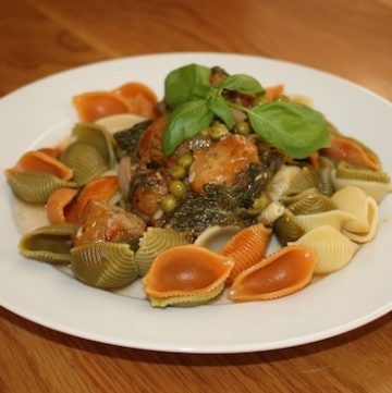 Pasta with Sausages and Vegetables
