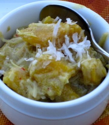 Pumpkin in coconut Milk