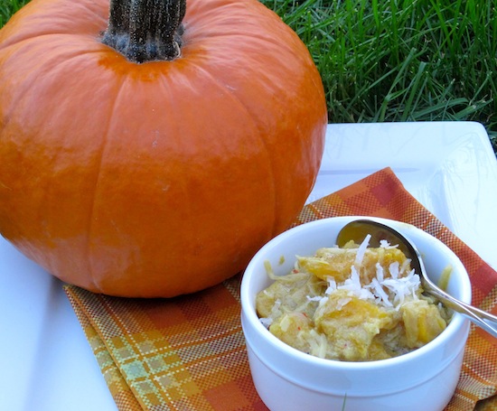 Pumpkin with coconut