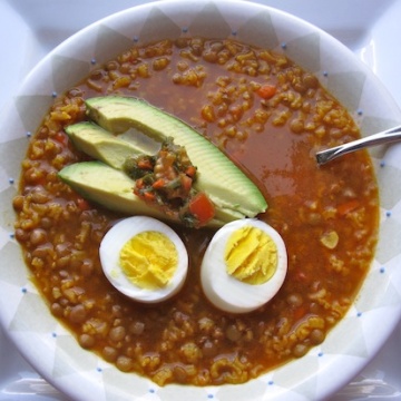 Rice and Lentil soup