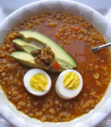 Rice and Lentil soup