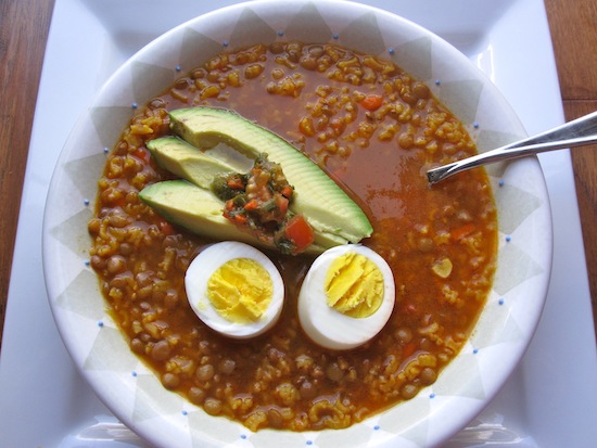 Rice and Lentil soup