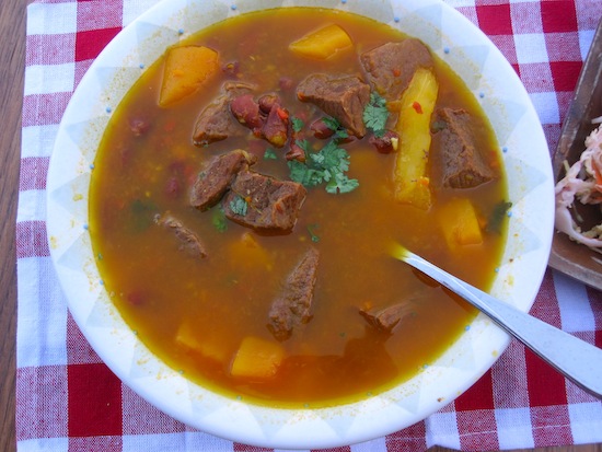 Sopa de Frijoles Rojos