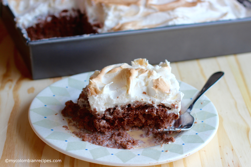 Torta de Tres Leches de Chocolate