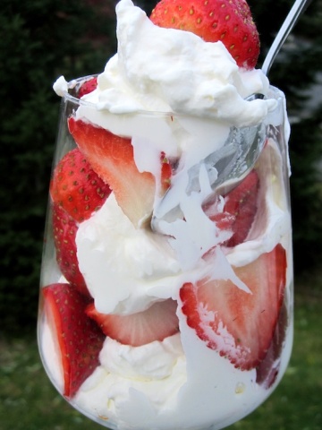 Fresas con Crema