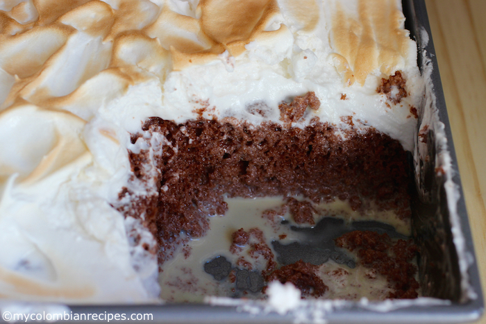 Torta de Tres Leches de Chocolate