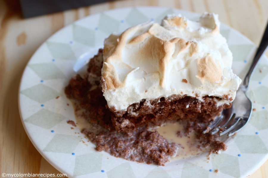 Torta de Tres Leches de Chocolate