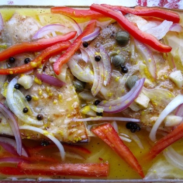 Pescado marinado