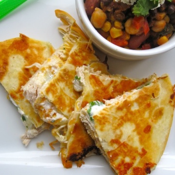 Creamy Chicken Quesadilla