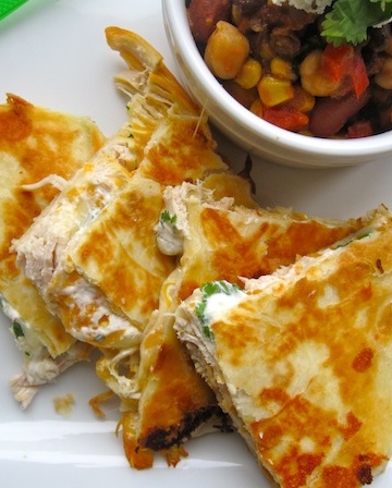 Creamy Chicken Quesadilla