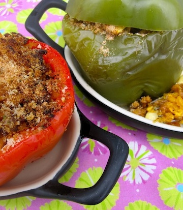 Colombian Stuffed peppers