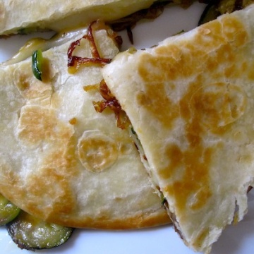 Vegetables quesadilla