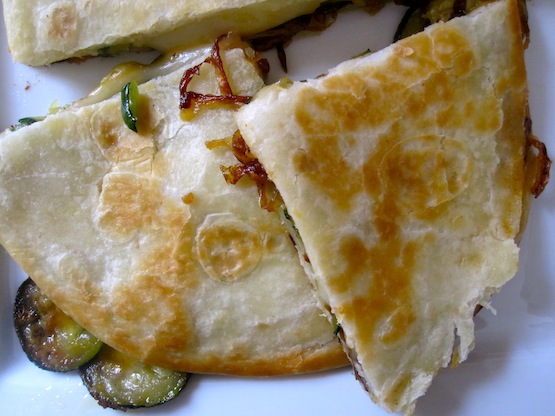 Vegetables quesadilla