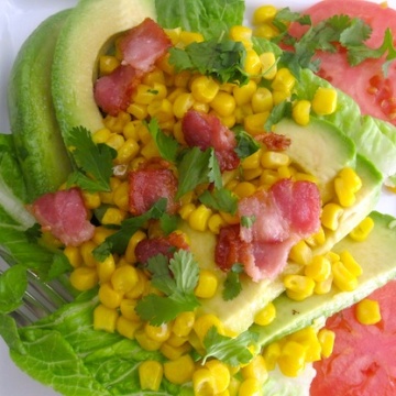Avocado And Corn Salad With Lime Vinagrette
