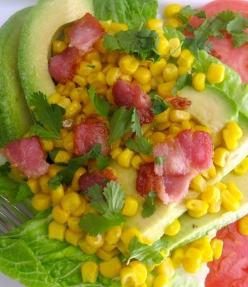 Avocado And Corn Salad With Lime Vinagrette
