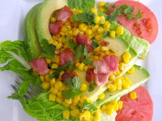 Avocado and Corn Salad with Lime Vinagrette