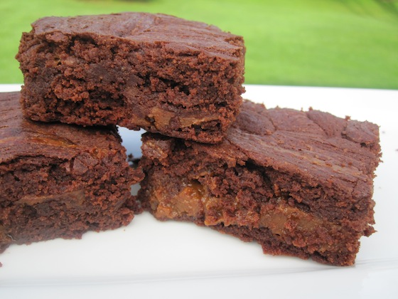 Brownies con Dulce de Leche