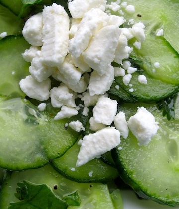 Cucumber and feta Salad