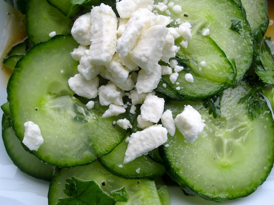 Cucumber and feta Salad