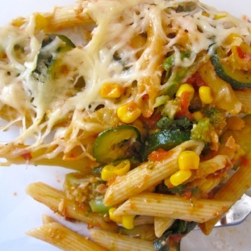 Baked Pasta with Vegetables