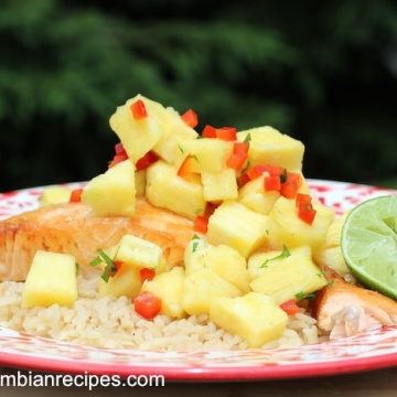 Salmon with Paineapple Salsa Recipe