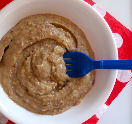 Ripe Plantain and Bean Puree