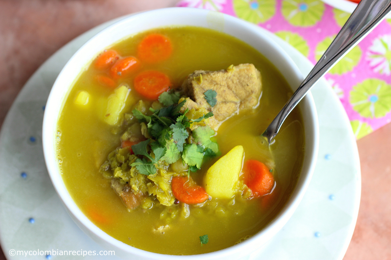 Spit Plea Soup (Sopa de Alverjita Seca)