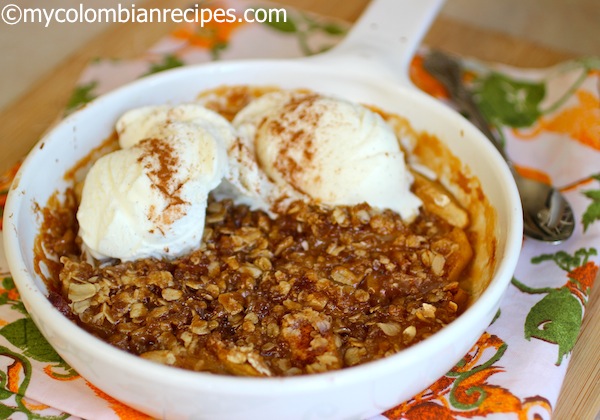 Apple Crisp Recipe-My Colombian Recipes