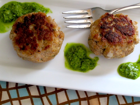 Turkey patties with Sauce