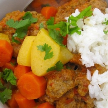 Slow   Cooker Meatball Stew