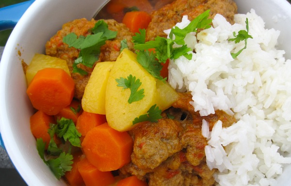 Slow - Cooker Meatball Stew