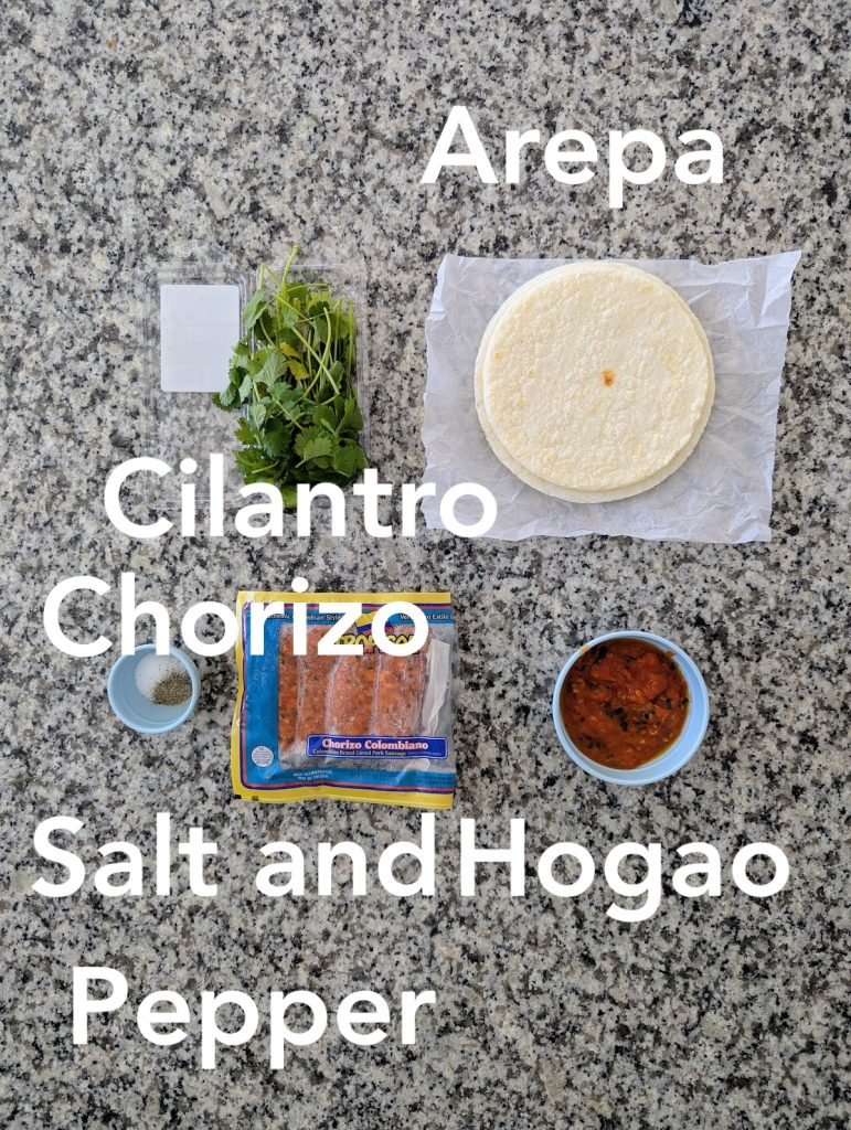 Arepa Con Chorizo Y Hogao 1