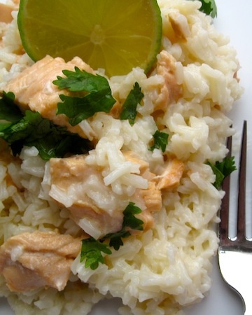 Creamy Salmon Rice