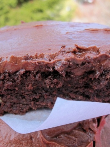 Chocolate Brownies with Chocolate frosting