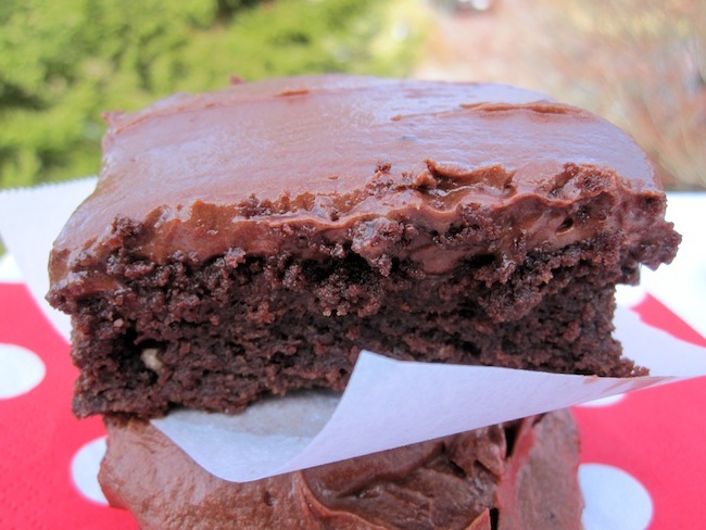 Chocolate Brownies with Chocolate frosting