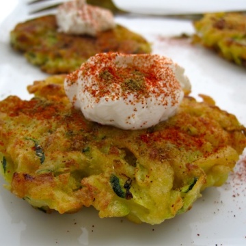 zuchinni and potato pancake