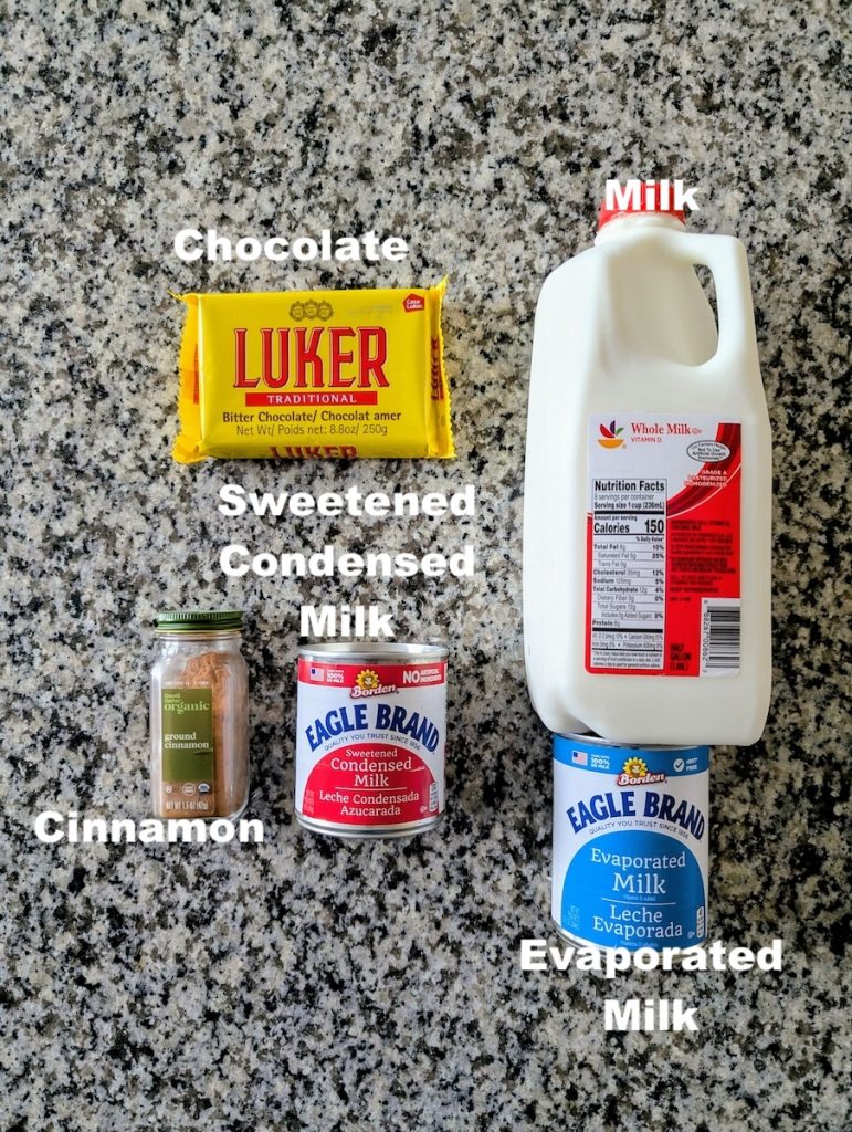 Hot Chocolate Ingredients